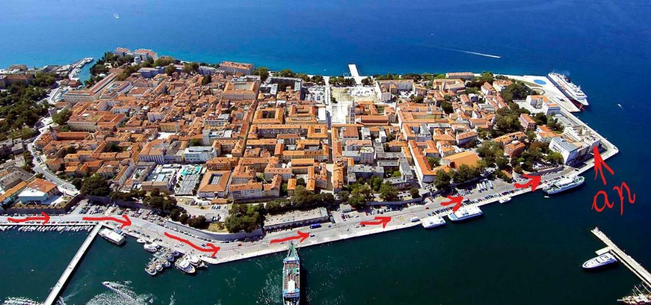 Apartmani Pleasure 1 I 2 Zadar Buitenkant foto